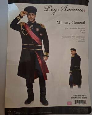 Men general military costume Medium / Large